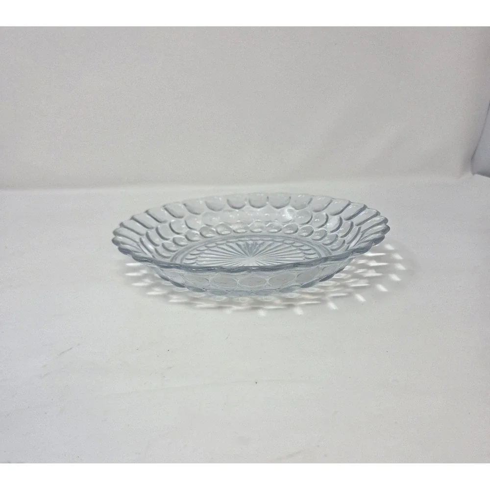Anchor Hocking‎ Bubble Pattern Sapphire Blue Soup Bowl Depression Glass 1940s